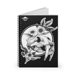 Sabertooth & blueberries Notebook - Ruled Line - USA Supplied