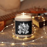 Lillies Skull Scented Soy Candle, 9oz - USA Supplied