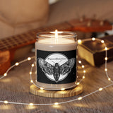 PigmentRebellion Logo Moth Scented Soy Candle, 9oz - USA Supplied