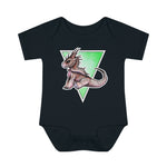 Baby Dragon Infant Baby Rib Bodysuit Black - USA Supplied