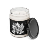 Lillies Skull Scented Soy Candle, 9oz - USA Supplied