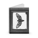 Death's-head hawkmoth Spiral Notebook - Ruled Line - USA Supplied