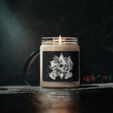 Lillies Skull Scented Soy Candle, 9oz - USA Supplied