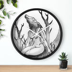 Wyf Wolf Wall Clock - USA Suplied