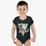 Baby Dragon Infant Baby Rib Bodysuit Black - USA Supplied