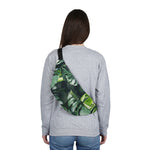 Monstera Leaves Large Fanny Pack - USA Supplied