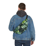 Monstera Leaves Large Fanny Pack - USA Supplied