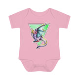 Mila Baby Dragon Infant Baby Rib Bodysuit - USA Supplied