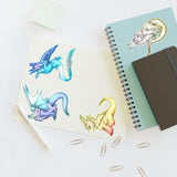 Baby Dragon Sticker Sheet -   USA Supplied