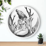 Wyf Wolf Wall Clock - USA Suplied