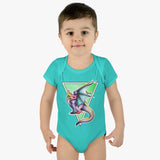 Mila Baby Dragon Infant Baby Rib Bodysuit - USA Supplied